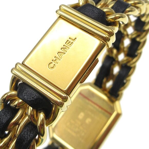 Chanel Premiere X.D.37264 #XL Quartz Wristwatch Watch PLAQUE OR G 20M 99478 main image 8